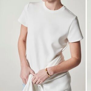 SPANX AirEssentials Short Sleeve Tee White
